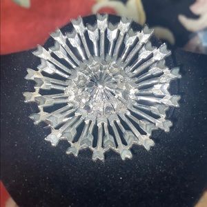 Elegant Silver Brooch